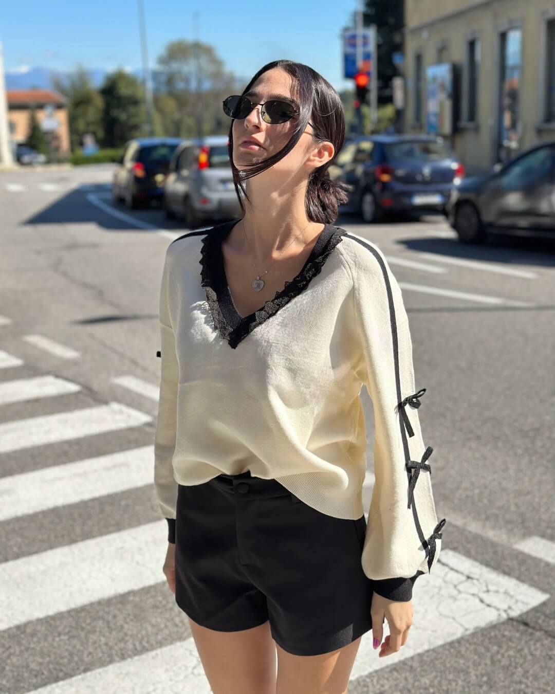 OF - Maglione Zoldie bicolor