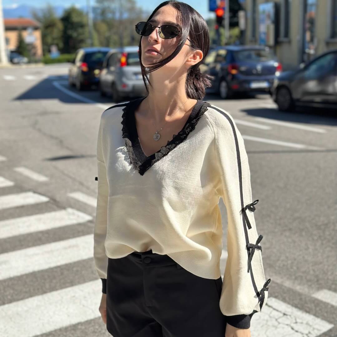 OF - Maglione Zoldie bicolor