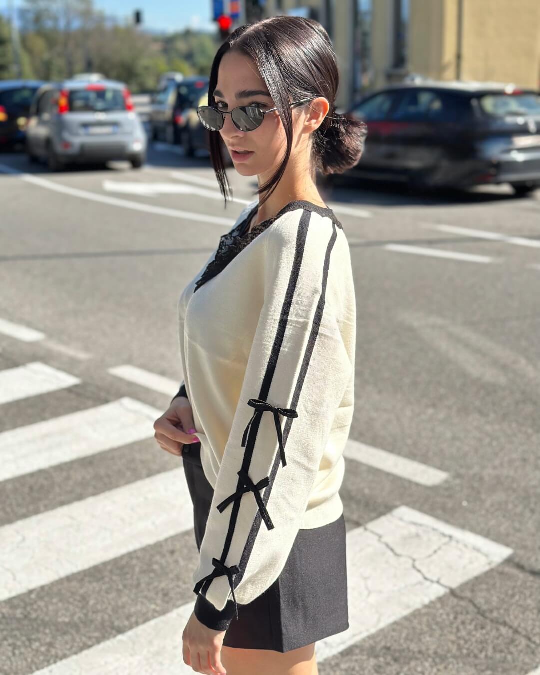 OF - Maglione Zoldie bicolor