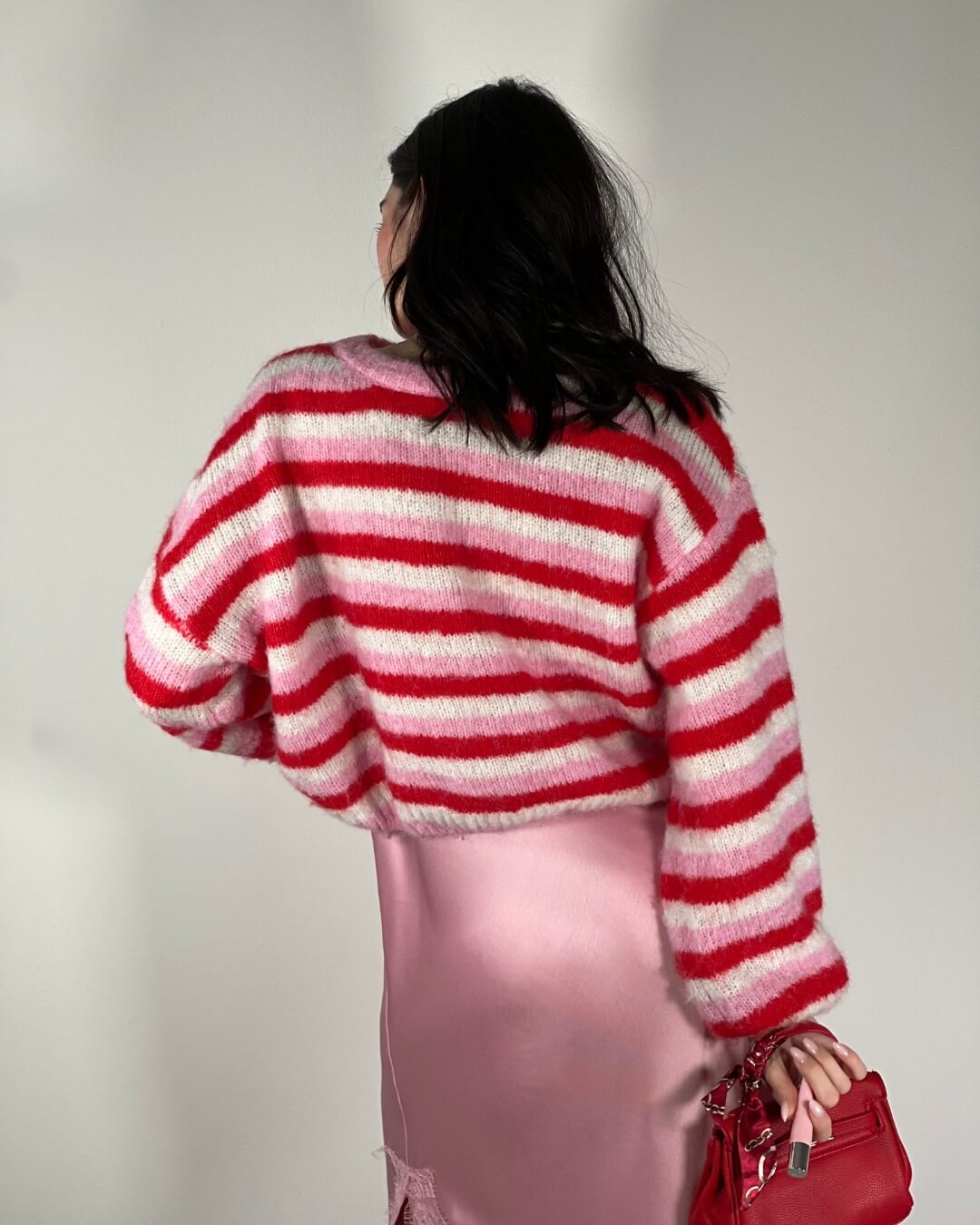 OF - Maglione Candy righe mix