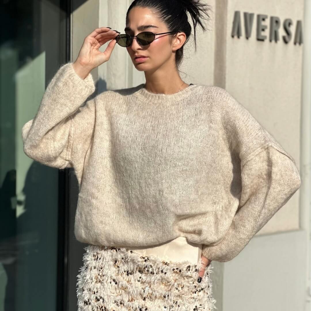 LM - Maglione Theodore beige