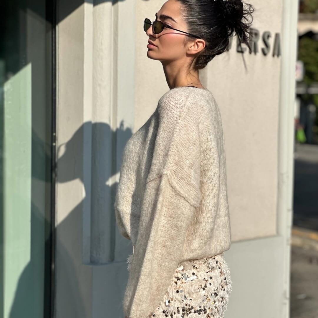 OF - Maglione Theodore beige
