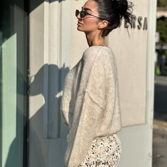 OF - Maglione Theodore beige