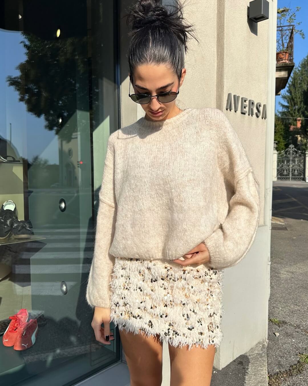 OF - Maglione Theodore beige