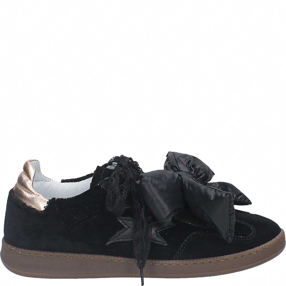 LM - Sneaker Milly nero velluto nero