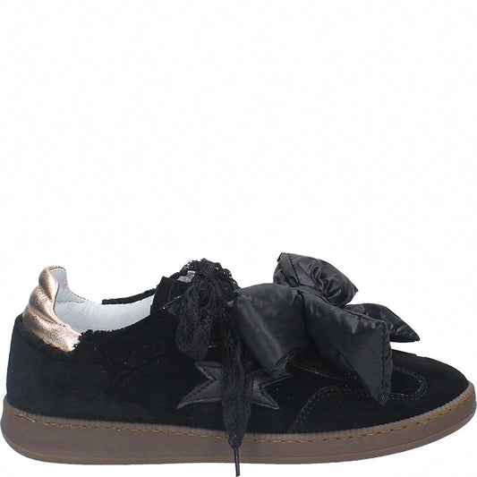 LM - Sneaker Milly nero velluto nero