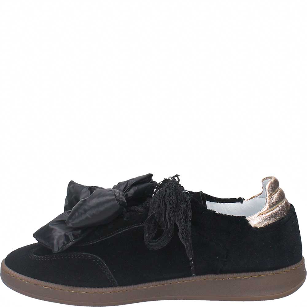 LM - Sneaker Milly nero velluto nero