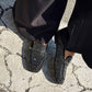 OF - Mocassino Atena strass nero