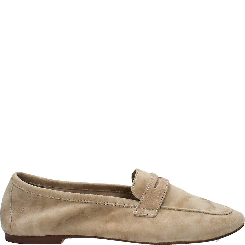 LM - Mocassino Morgana suede mandorla