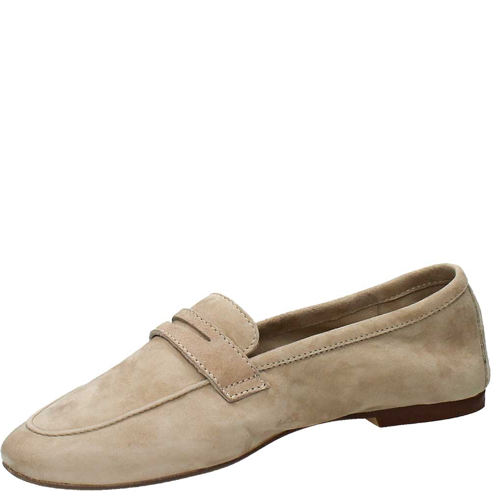LM - Mocassino Morgana suede mandorla