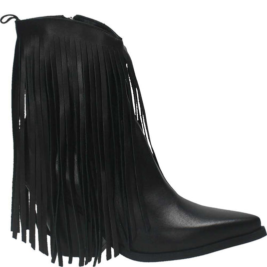 LM - Texano Alicia nero con frange