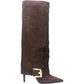 LM - Stivale Melissa ecosuede marrone
