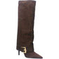 LM - Stivale Melissa ecosuede marrone