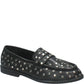 LM - Mocassino Malcolm nero con borchie argento
