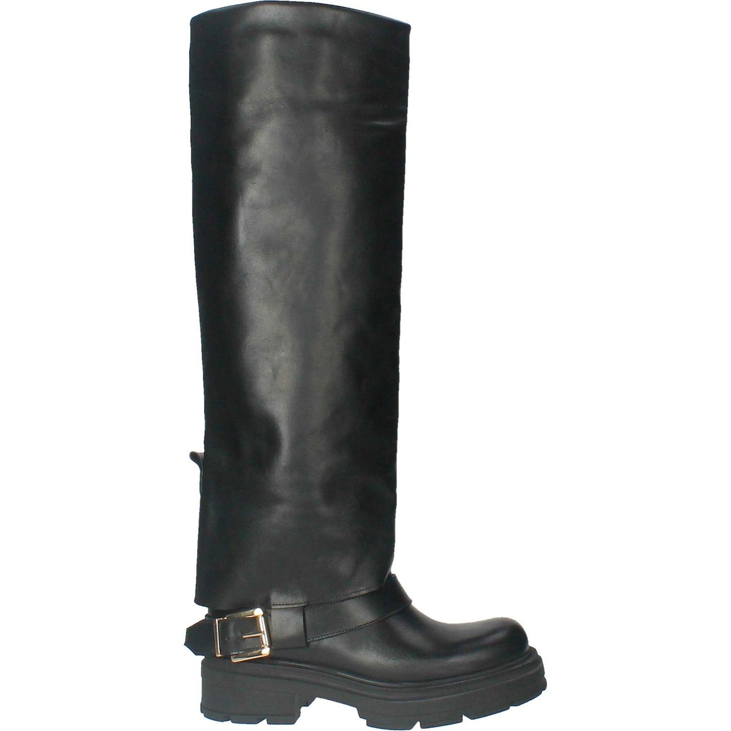 LM - Stivale Timo nero con fibbia