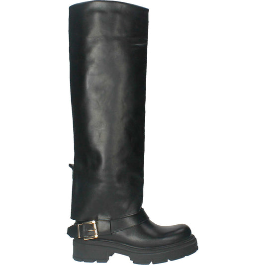 LM - Stivale Timo nero con fibbia