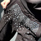 OF - ODI ET AMO Pantalone Moana nero con strass
