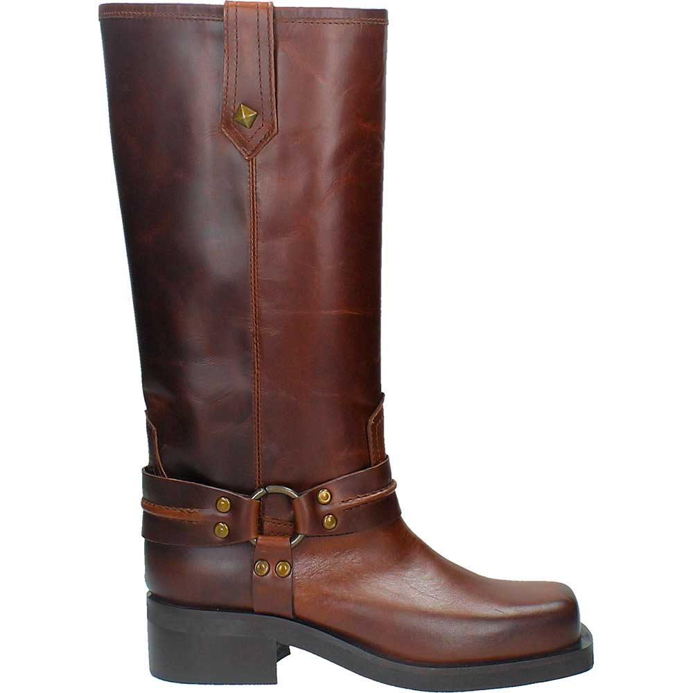 LM - Biker Ryan marrone con dettagli bronzo