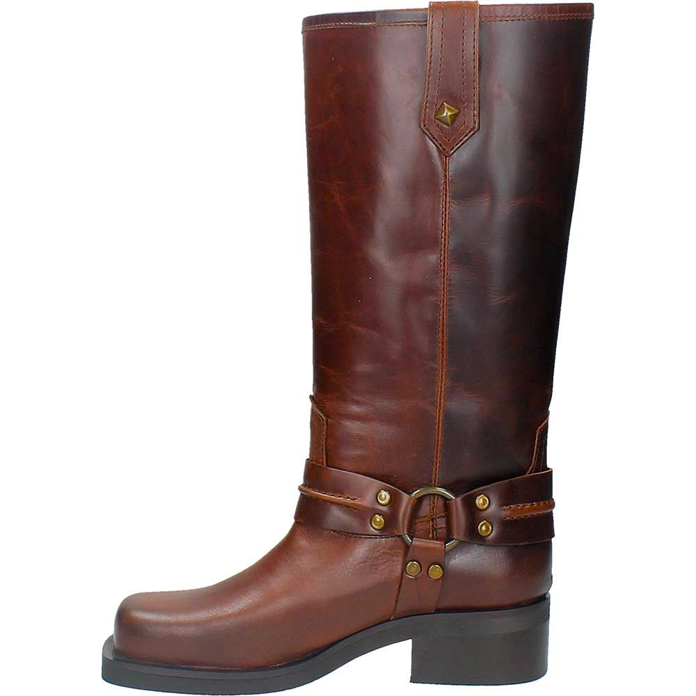 LM - Biker Ryan marrone con dettagli bronzo