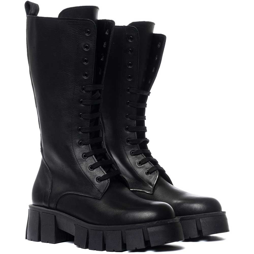 LM - Biker Sith medium stringato nero