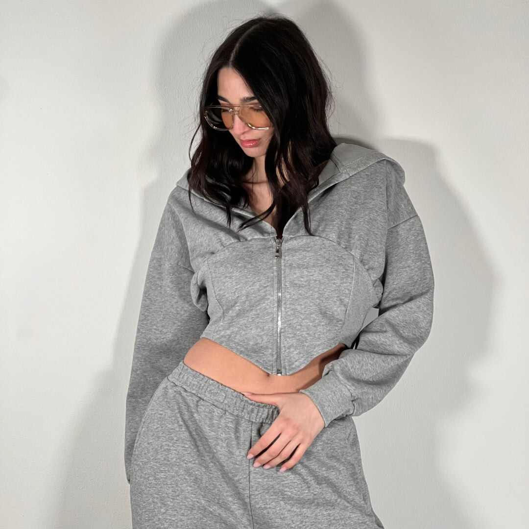 OF - Set tuta Frida grigio