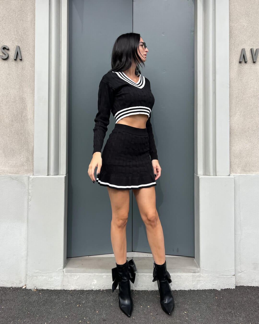 OF - Set Marinette nero