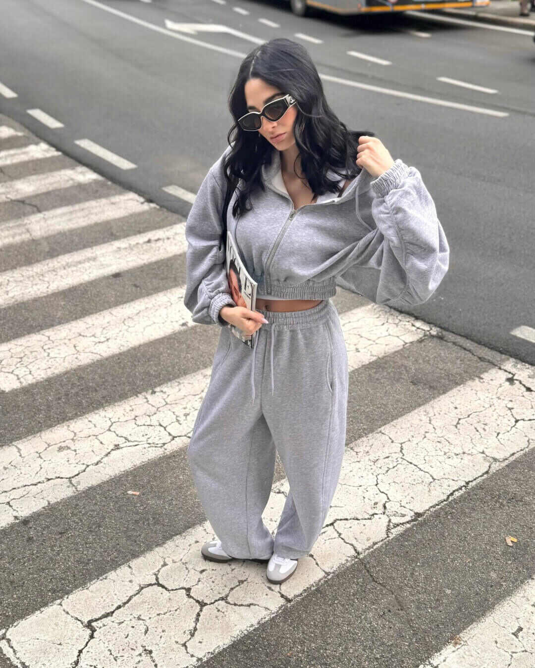 OF - Set tuta Simone grigio