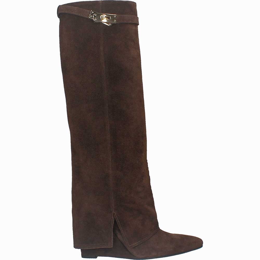 LM - Stivale Seth testa di moro con accessorio oro