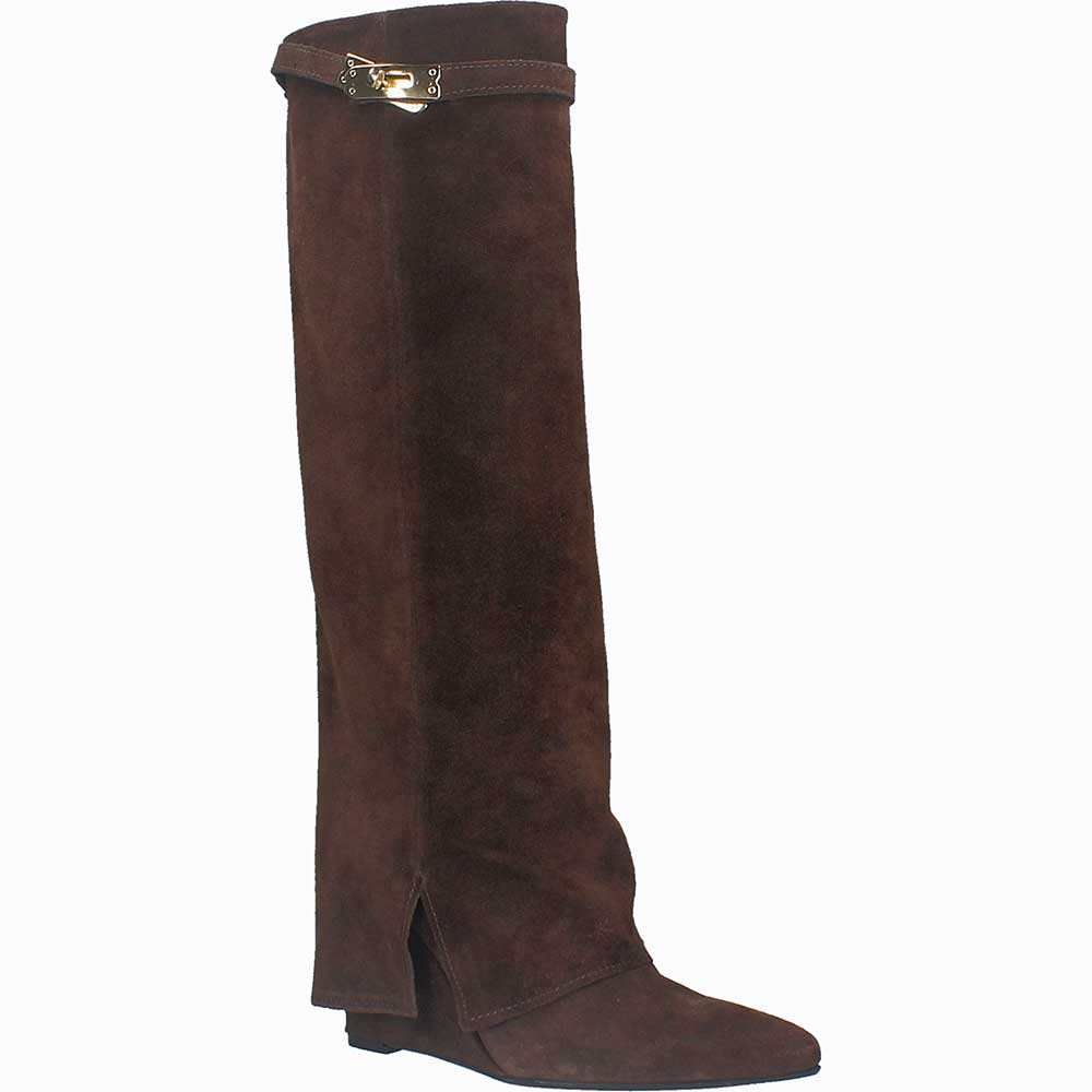 LM - Stivale Seth testa di moro con accessorio oro