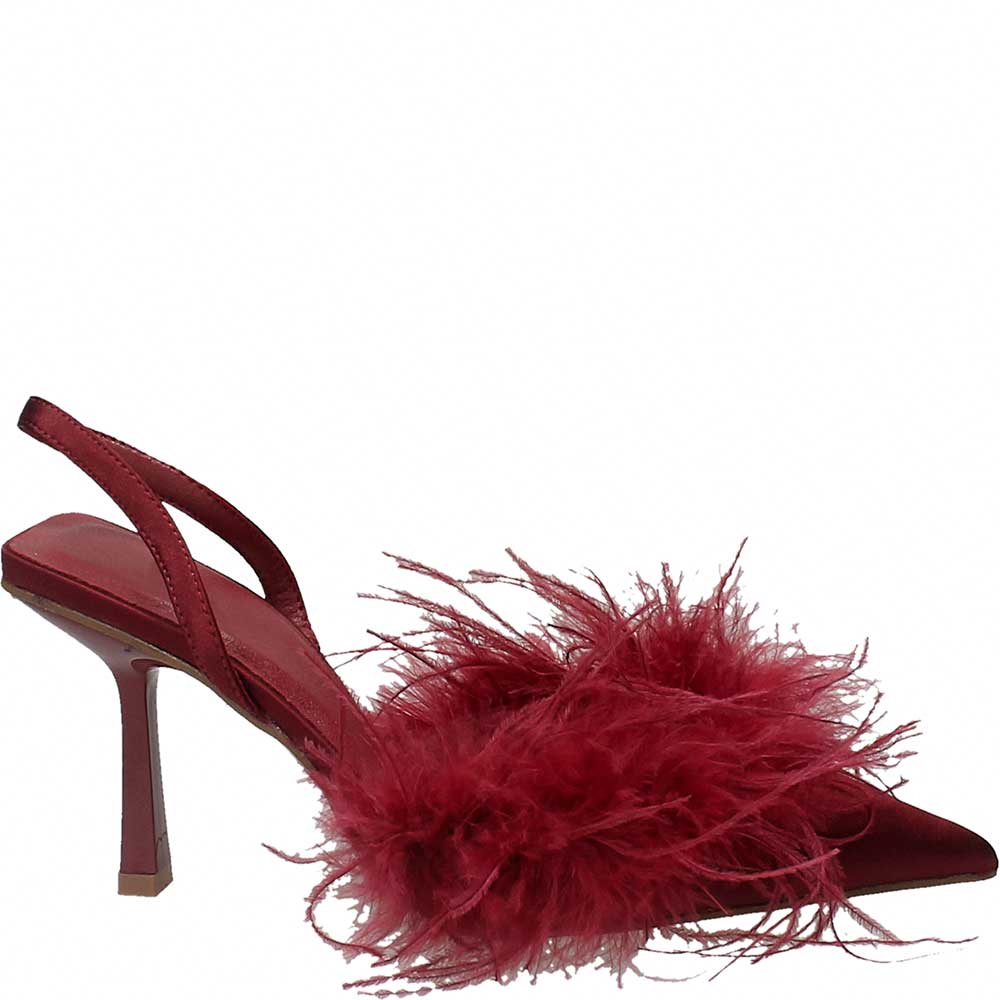 LM - Tacco Femme piume bordeaux