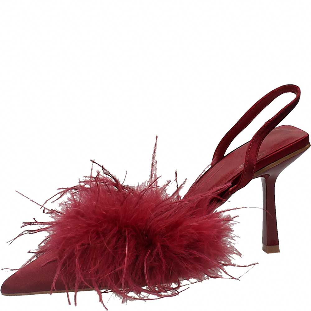 LM - Tacco Femme piume bordeaux