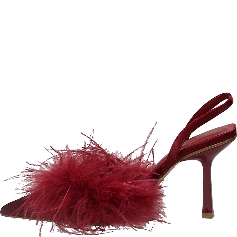 LM - Tacco Femme piume bordeaux