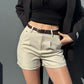 LM - Shorts Sally beige con cintura