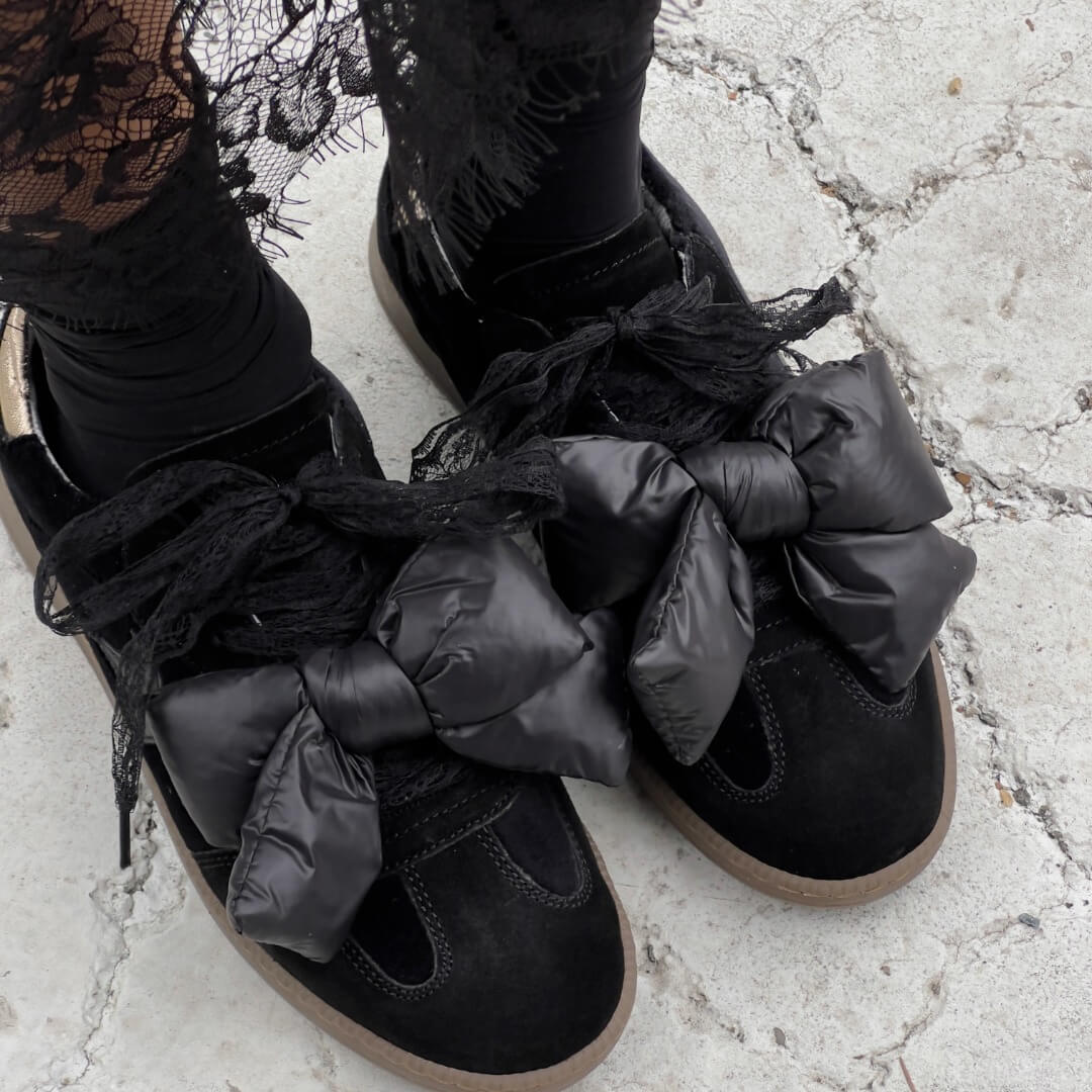 OF - Sneaker Milly nero velluto nero