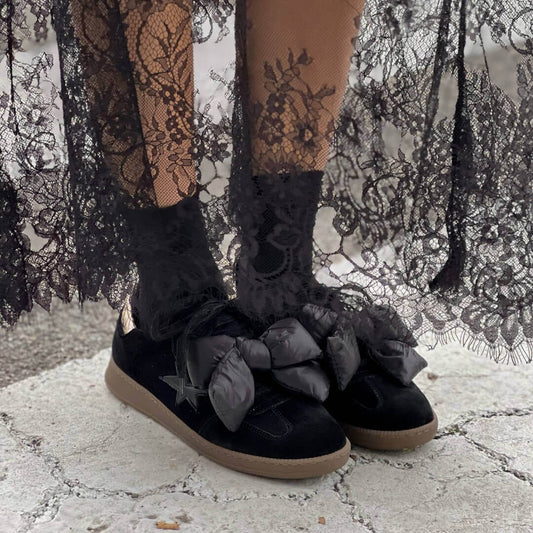 OF - Sneaker Milly nero velluto nero