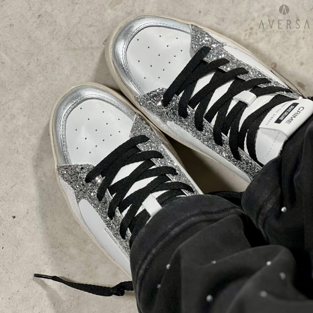 OF - Crime London Sk8 Deluxe Silver Glam