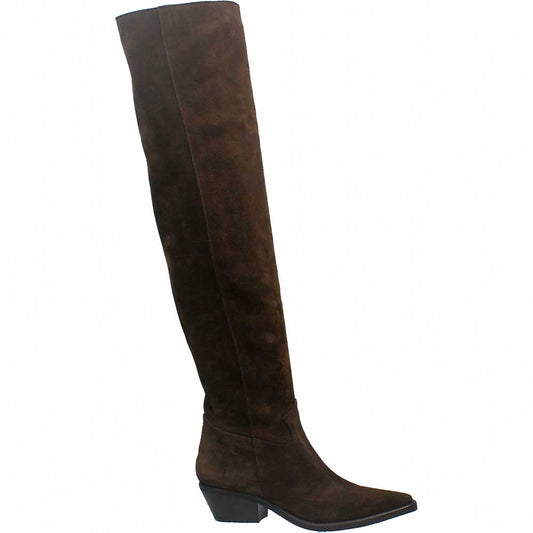 LM - Stivale Alyssa suede testa di moro