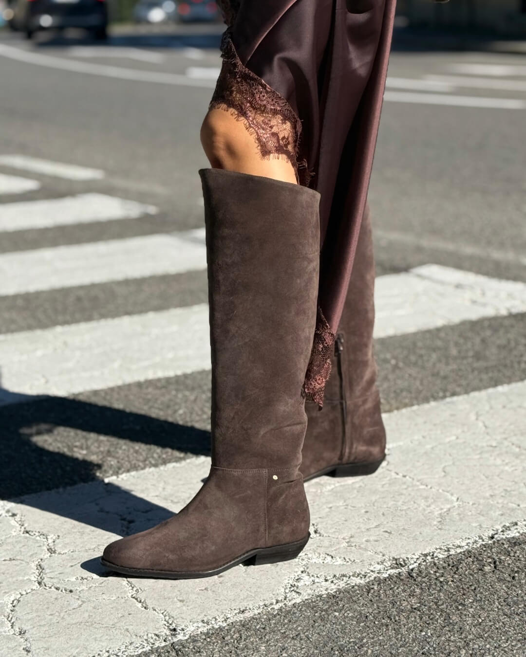 OF - Stivale Kendr-a coffee bean