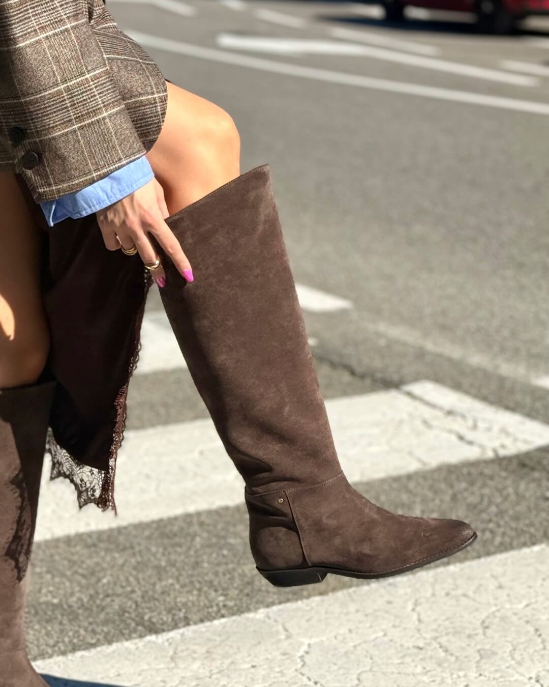 OF - Stivale Kendr-a coffee bean