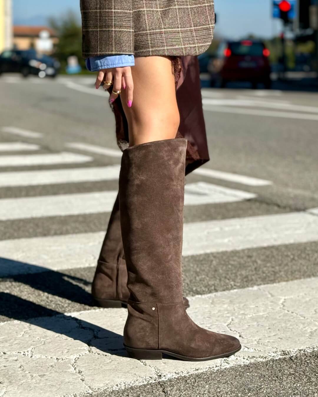 OF - Stivale Kendr-a coffee bean