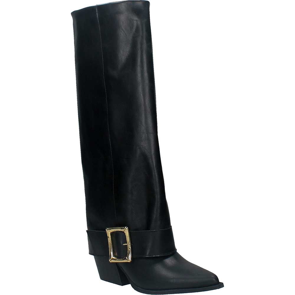 LM - Texano Arya nero con fibbia oro