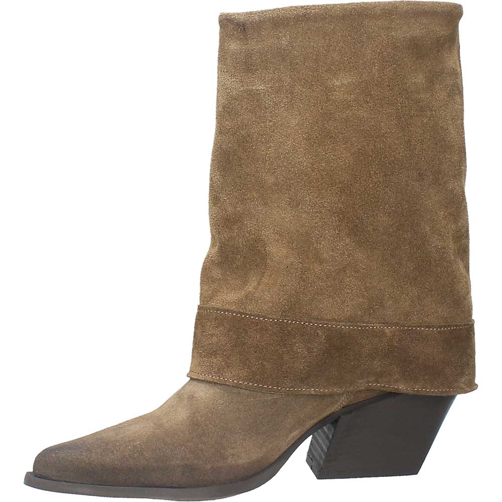 LM - Texano Vanessa taupe con fibbia oro