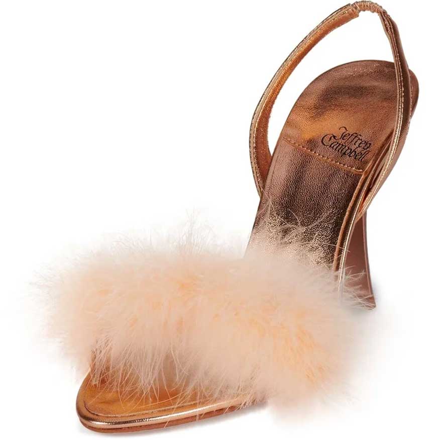 LM - Jeffrey Campbell The-Frug rosegold peach combo