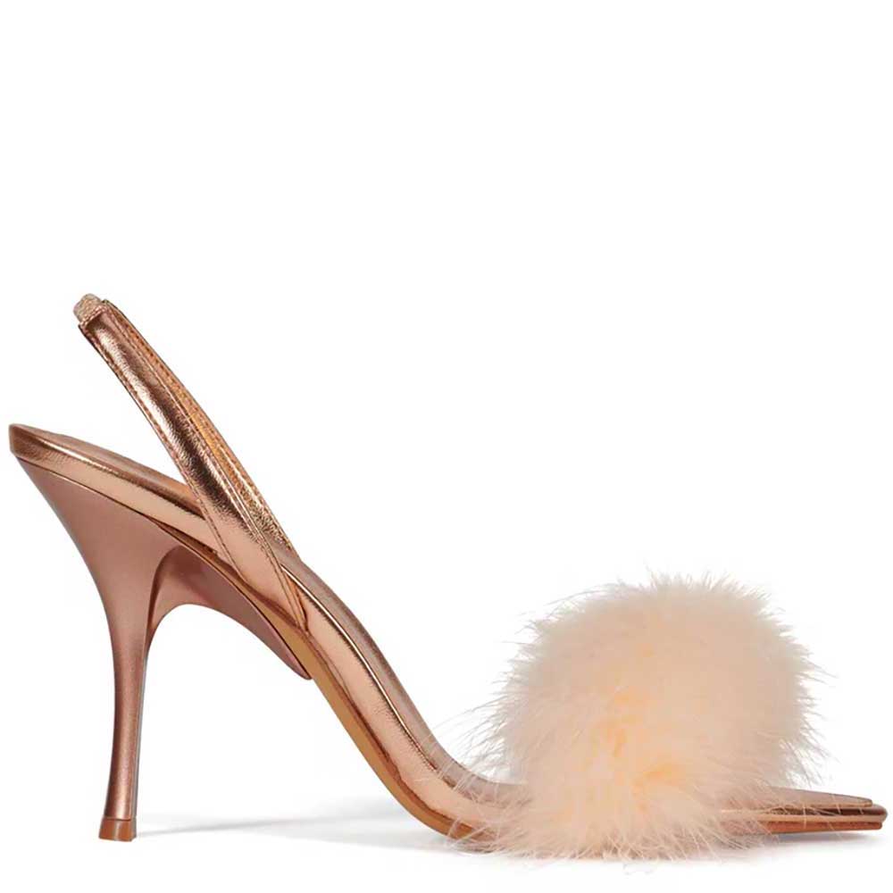 LM - Jeffrey Campbell The-Frug rosegold peach combo
