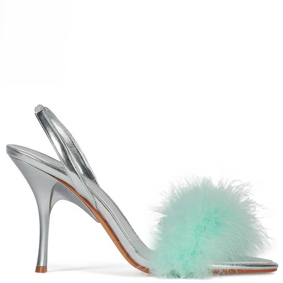 LM - Jeffrey Campbell The-Frug silver mint combo