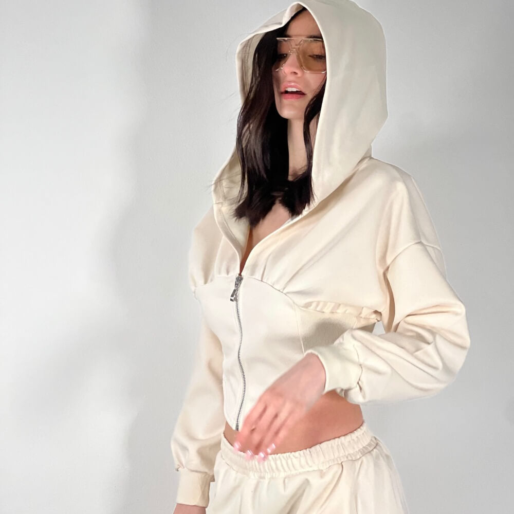 OF - Set tuta Frida avorio