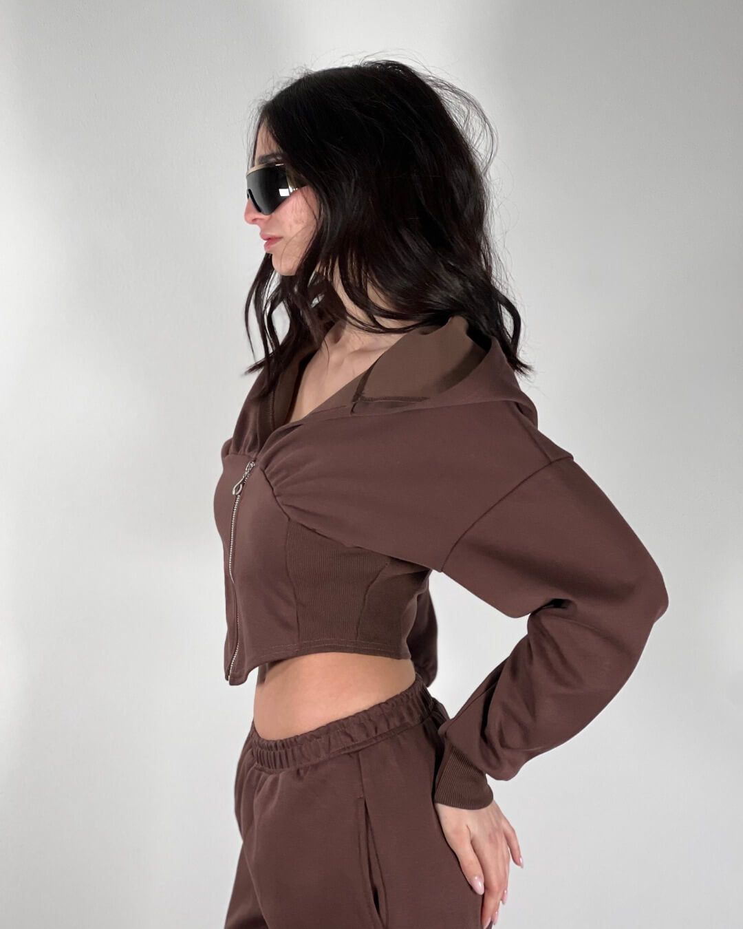 OF - Set tuta Frida marrone