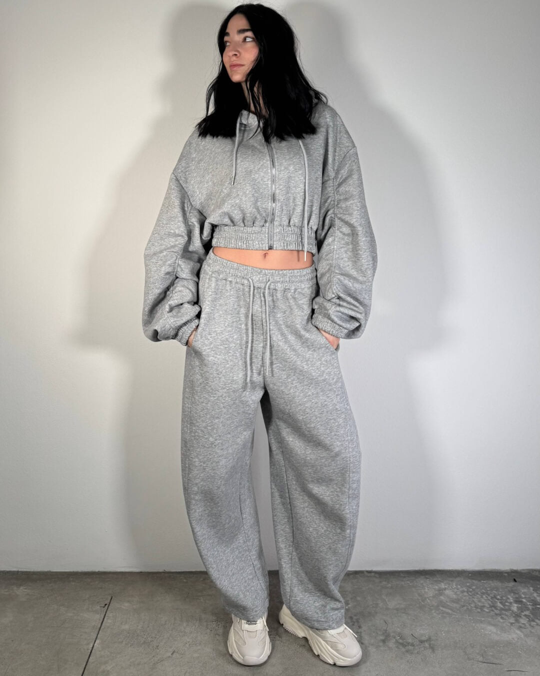 OF - Set tuta Simone grigio