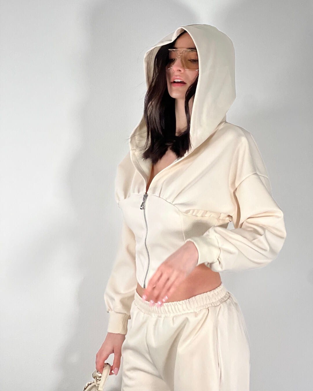 OF - Set tuta Frida avorio