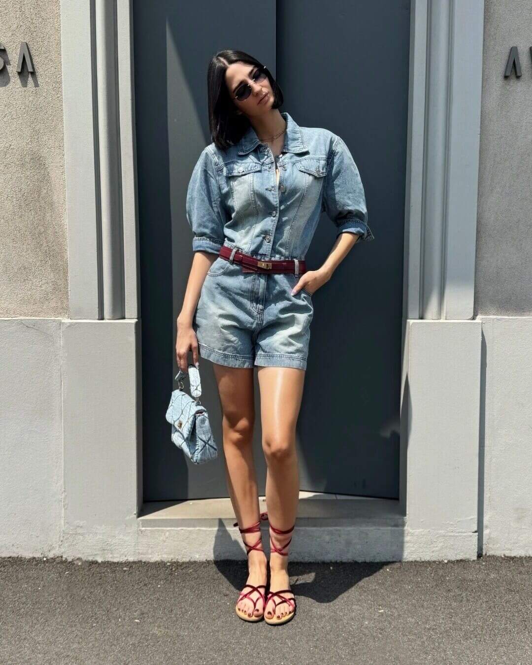 OF - Tutina Ella denim
